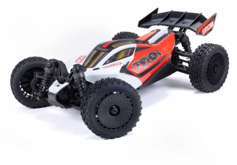 1/14 TYPHON GROM MEGA 4X4 Buggy with Battery & Charger Red - C-ARA2106T2