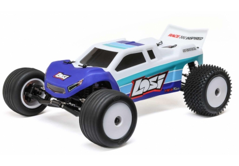 1/18 Mini-T 2.0 V2 2WD Stadium Truck Brushless RTR Blue - C-LOS-1056T2