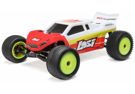 1/18 Mini-T 2.0 V2 2WD Stadium Truck Brushless RTR Red - C-LOS-1056T1