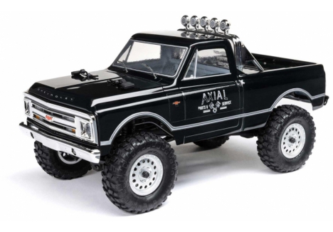 1/24 SCX24 1967 Chevrolet C10 4WD Rock Crawler RTR Black