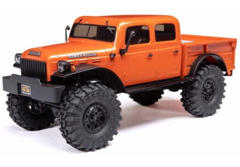 1/24 SCX24 Dodge Power Wagon 4WD Rock Crawler RTR Orange - C-AXI00007T1
