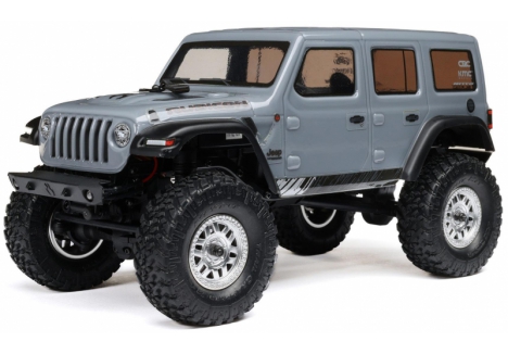 1/24 SCX24 Jeep Wrangler JLU 4WD Rock Crawler RTR Grey - C-AXI00002V3T3