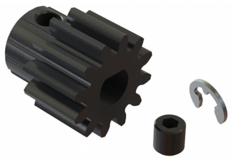 12T Mod1 Safe-D5 Pinion Gear - Z-ARA311052