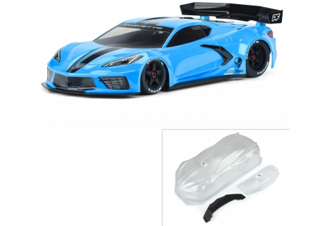 1/7 Chevrolet Corvette C8 Clear Body: ARRMA Felony & Infract - G-PRM1577-00