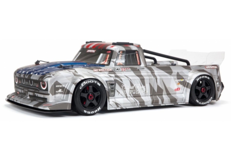 1/7 INFRACTION 6S 4X4 BLX Resto-Mod Truck RTR Silver - ARA7615V2T2