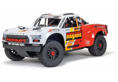 1/8 MOJAVE 4S 4X4 BLX DT (with Centre Diff) RTR White - C-ARA4404T1