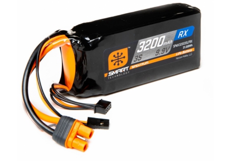 3200mAh 3S 9.9V Smart LiFe ECU Battery; IC3 - O-SPMX32003SLFRX