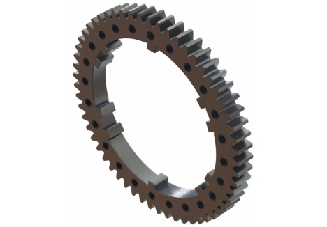 57T Metal Center Diff Spur Gear, 0.8 MOD