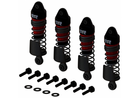 Aluminum Shock Set, L:58mm, 300cSt Oil (4pcs) - GROM Granite - Z-ARA330824