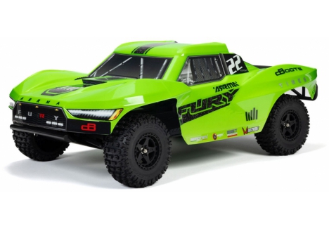 ARRMA 1/10 FURY MEGA 550 4X2 SCT ARTR (No Battery/Charger) Green C-ARA3221T1