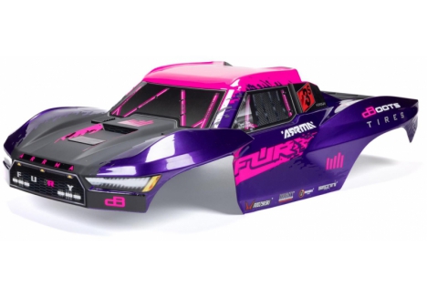 ARRMA 1/10 FURY Painted Decaled Trimmed Body Set, Purple Z-ARA-2121