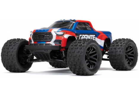 ARRMA 1/18 Blue 4WD Brushed Monster Truck RTR with Battery & Charger – C-ARA2102T1