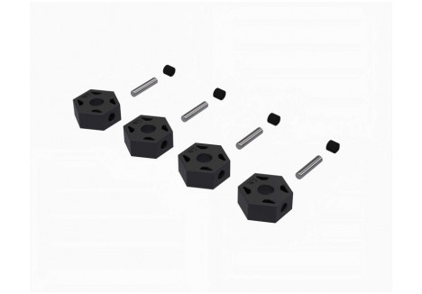 ARRMA 12mm Wheel Hex Set, Plastic (4) Z-ARA-2981