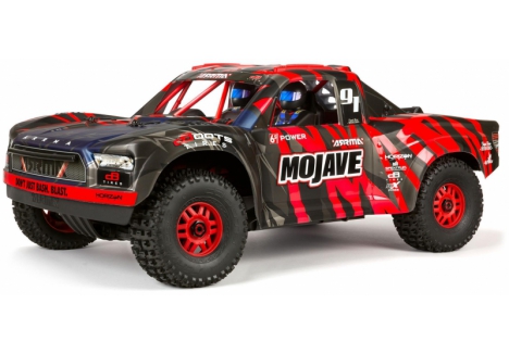 ARRMA 1/7 MOJAVE 6S 4X4 BLX Desert Truck RTR Red/Black C-ARA7604V2T2