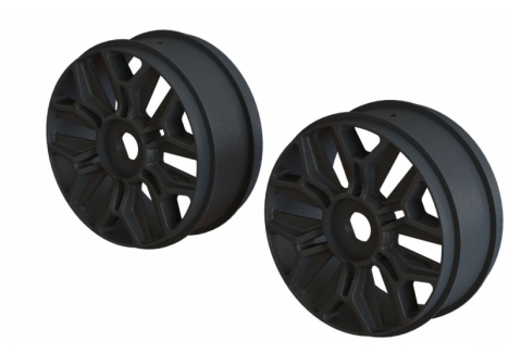 ARRMA 1/8 Buggy Wheel Black (2) Z-AR510120