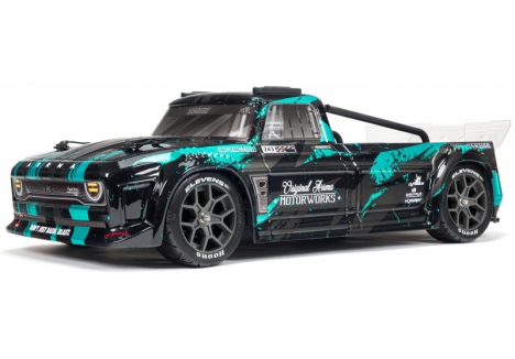 ARRMA 1/8 INFRACTION 3S 4X4 BLX Resto-Mod Truck RTR Black/Teal C-ARA4315V3T2