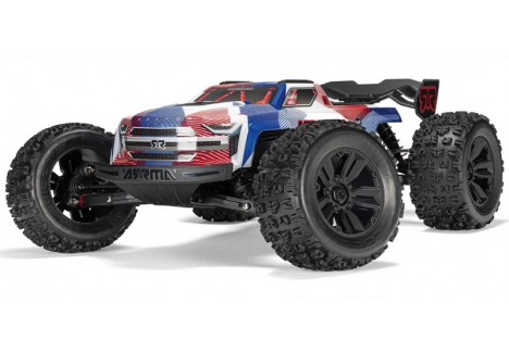 ARRMA 1/8 KRATON 6S V6 4X4 BLX Speed Monster Truck RTR Blue/Red C-ARA8608V6T4