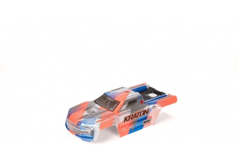 ARRMA 1/8 Painted Body with Decals, Blue/Orange: KRATON 6S BLX V6 Z-ARA-1517