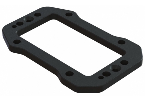 ARRMA Aluminum Servo Mount Plate Black Z-ARA320649