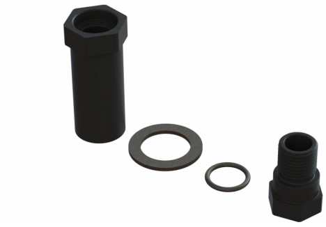 ARRMA Aluminum Servo Saver Hub Set Black Z-ARA340187
