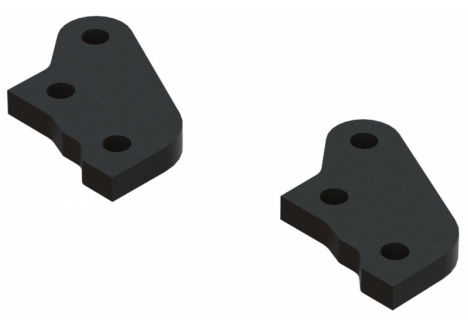 ARRMA Aluminum Steering Plate B, Black (2) Z-ARA340194