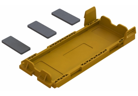ARRMA Battery Door Set - Orange Z-ARA320797