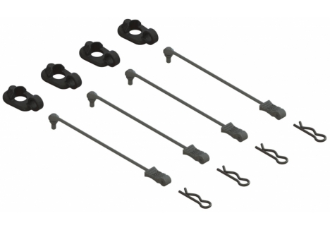 ARRMA Body Clip and Pad Set Z-ARA480070