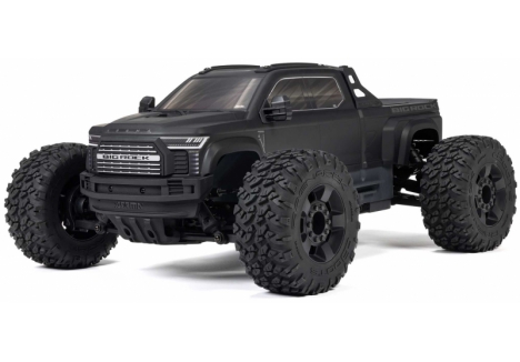 ARRMA Brushless Monster Truck with Clipless Body & DSC Control – Black C-ARA4312V4T1