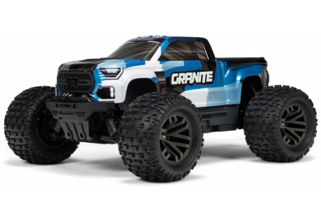 ARRMA Brushless Monster Truck with DSC Control & Clipless Body – Blue C-ARA4302V4T1