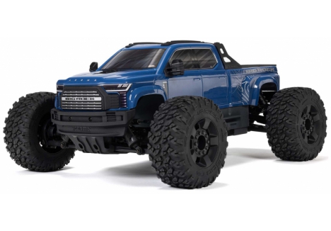 ARRMA Brushless Monster Truck with DSC Control & Clipless Body – Blue C-ARA4312V4T3