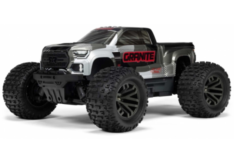 ARRMA Brushless Monster Truck with DSC Control & Clipless Body – Gunmetal C-ARA4302V4T3