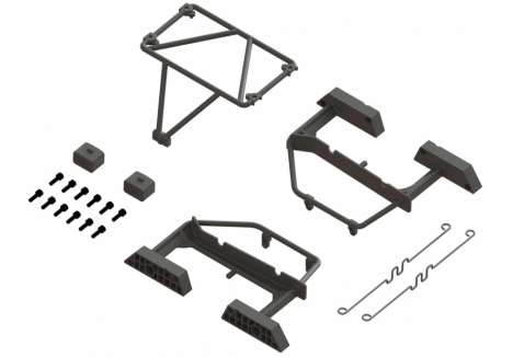 ARRMA Desert Truck Body Roll Cage Set, Black: GROM Z-ARA320821
