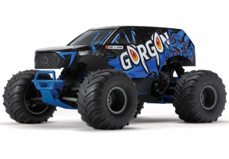 ARRMA GORGON MEGA 550 1/10 Scale 2WD Electric Monster Truck – Blue C-ARA3230T1