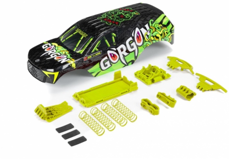 ARRMA GORGON Painted Decaled Body Set (T1 Fluoro Yel) Z-ARA402349
