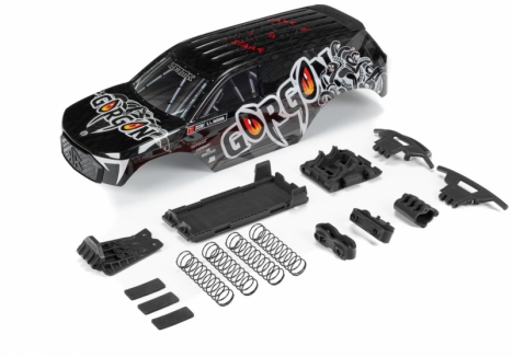 ARRMA GORGON Painted Decaled Body Set (T4 Gun metal) Z-ARA402353