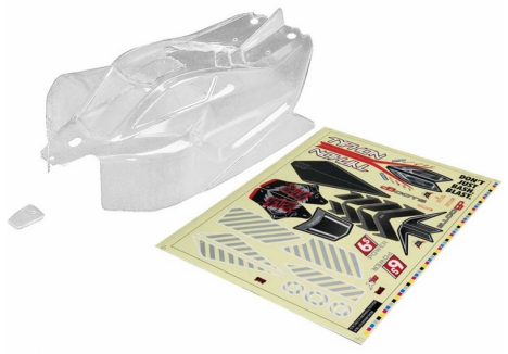ARRMA INFRACTION 4X4 MEGA Painted Bodyshell – Blue/Black – AR406106