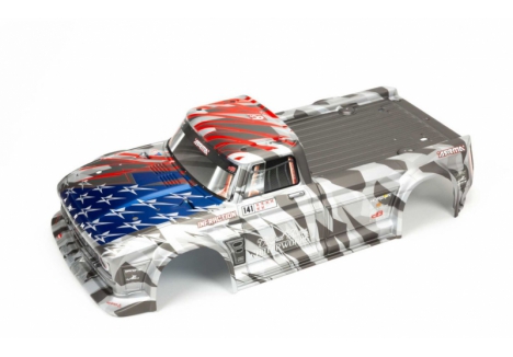 ARRMA INFRACTION 6S BLX Painted Body Silver/Red Z-ARA410006
