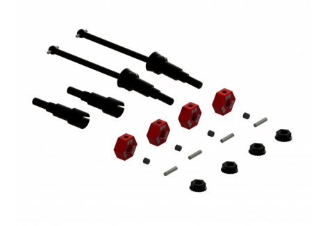 ARRMA Metal Axle & Hex Set, Typhon/Granite Grom Z-ARA311198
