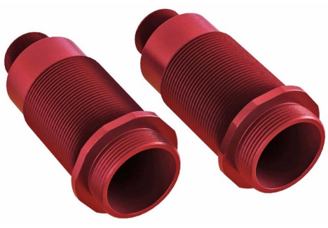 ARRMA Shock Body 16x49mm Aluminum, Red (2): 6S Z-AR330476