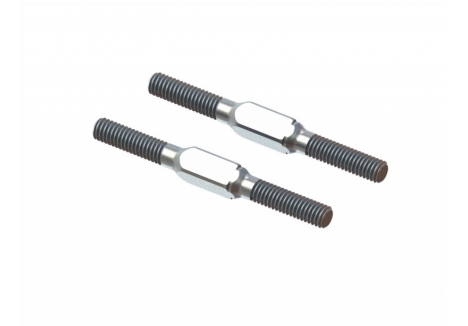 ARRMA Steel Turnbuckle M4x45mm Silver (2) Z-ARA340176