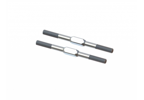 ARRMA Steel Turnbuckle M4x60mm Silver (2) Z-ARA340177
