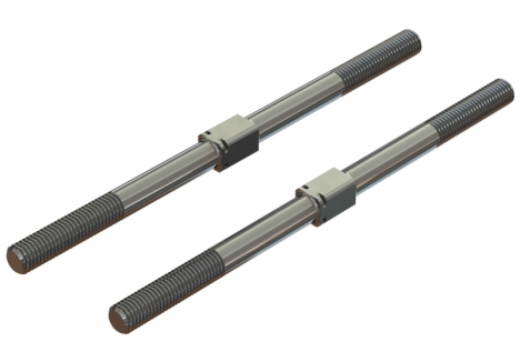 ARRMA Steel Turnbuckle M7x130mm Silver (2) Z-ARA330746