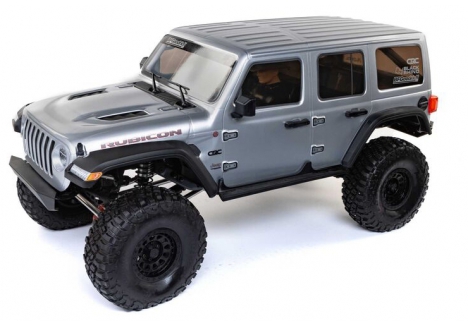 Axial 1/6 Scale Silver 4WD SCX6 Jeep JLU Wrangler Rock Crawler with Smart ESC & DX3 Radio – AXI05000T2