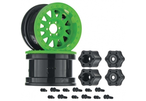AXIAL 2.2 Method Beadlock Wheel IFD Green (2) Z-AX31363