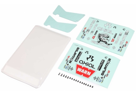 AXIAL Body Panel Set, Clear: Gilamon AXP8 Z-AXI-2187