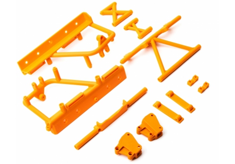AXIAL Cage Supports Battery Tray (Orange)  RBX10 Z-AXI231029