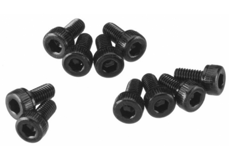 AXIAL Cap Head M3x6mm Black Oxide (10) Z-AXA083