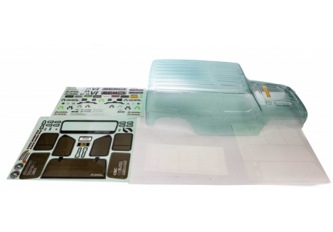 Axial Clear Polycarbonate Jeep JLU 4-Door Body for SCX6 Rock Crawler – AXI250000