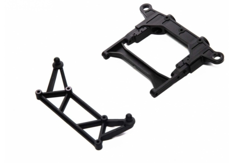 AXIAL Rear Chassis Brace/Bumper Body Mount: SCX10III Z-AXI231024