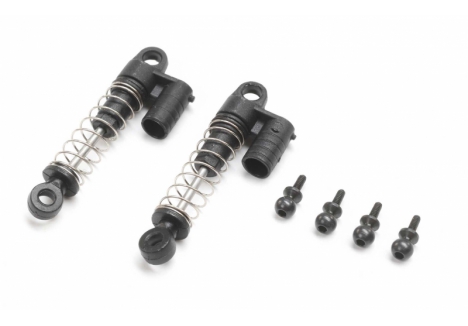 AXIAL Rear Shock Set, 0.4mm Spring: SCX24 Jeep JT Gladiator Z-AXI204002